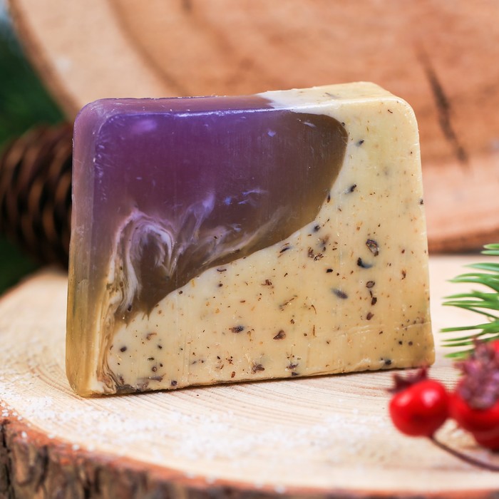 Косметическое мыло "Пусть счастье согревает тебя!", лаванда