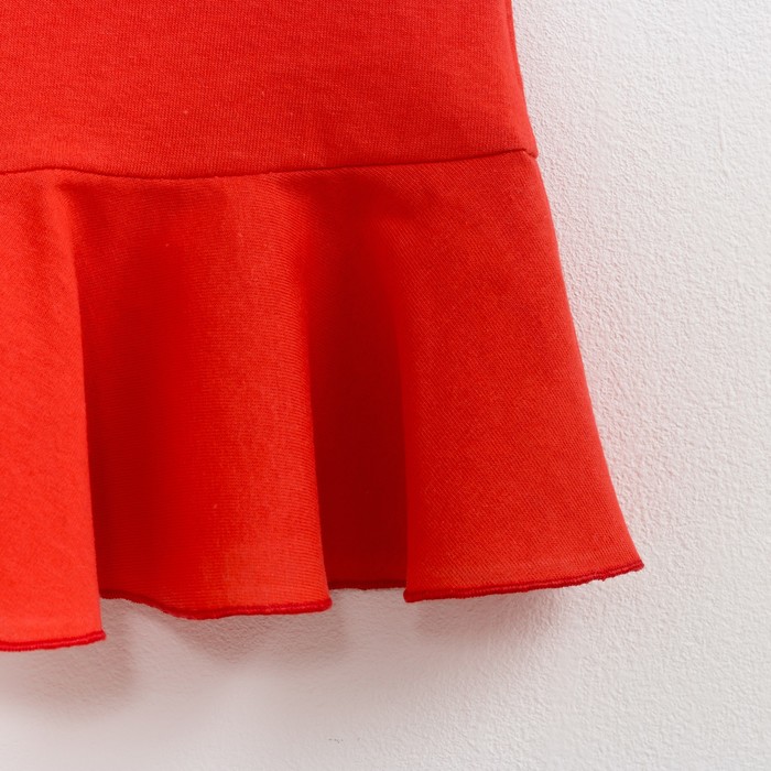 Туника KAFTAN "Пони", рост 110-116 (32), 5-6 лет, цвет алый