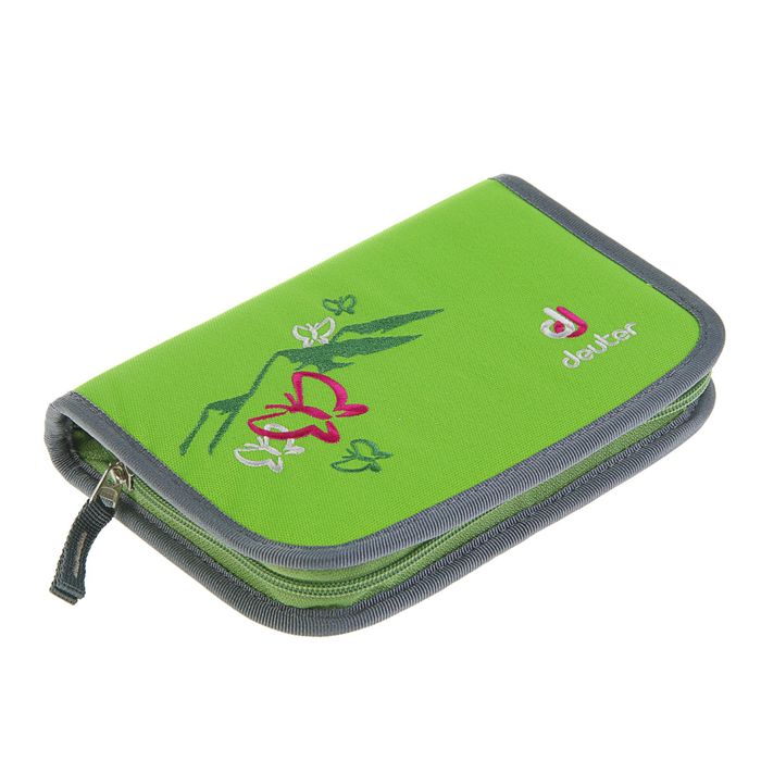 Пенал 1 секция 140 х 210 мм, откидная планка, ламинированный картон Deuter OneTwo «Киви» 2890315-2014