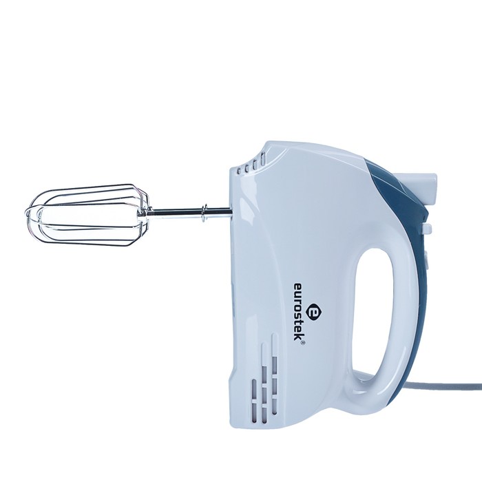 Миксер EuroStek EHM-355, 350 Вт, 5 скоростей, режим ТУРБО, 4 насадки