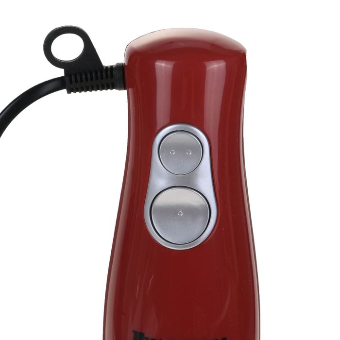 Блендер электрический погружной "Чудесница" БП-411, 400 Вт, 2 скорости, красный