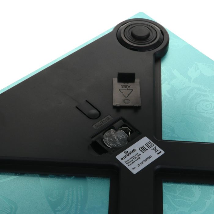 Весы напольные EuroStek ЕВS-2602, электронные, до 180 кг, LCD-дисплей