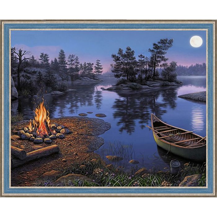 Картина стразами "У ночного костра"