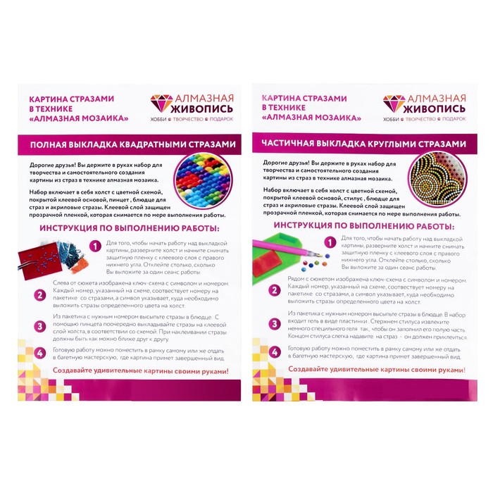 Картина стразами "Дом у бурной реки"