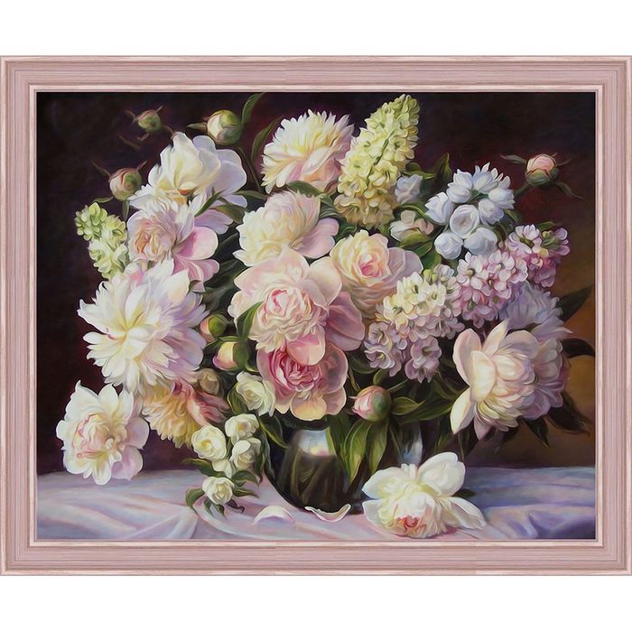 Картина стразами "Пышный букет"