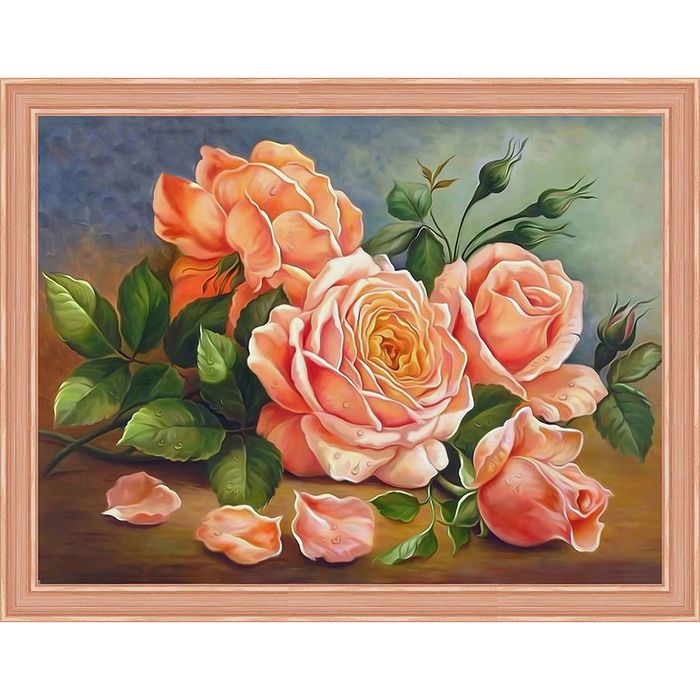 Картина стразами "Ароматные розы"