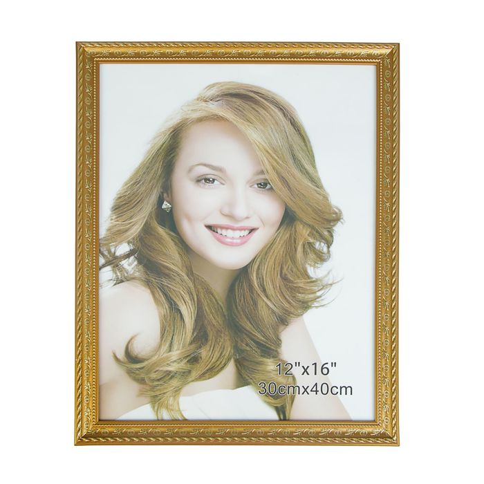Фоторамка пластик формат 30х40 см "Золотистая ветвь" 44х34 см