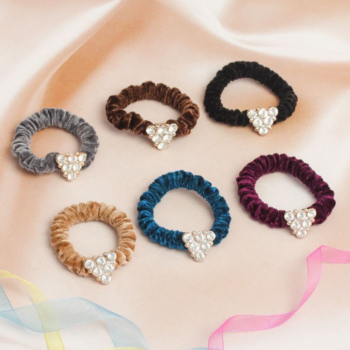 Резинка для волос "Венеция", треугольник, микс