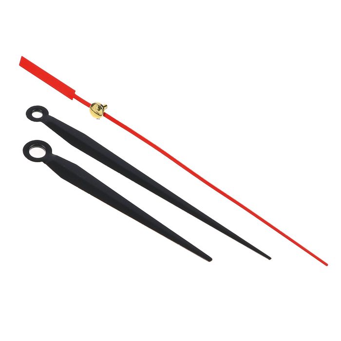 Комплект из 3-х стрелок для часов черные 74/100 (1021) (фасовка 100 наборов)