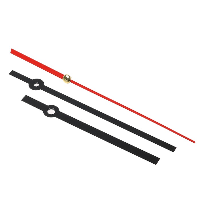 Комплект из 3-х стрелок для часов черные 88/118 (1026) (фасовка 100 наборов)