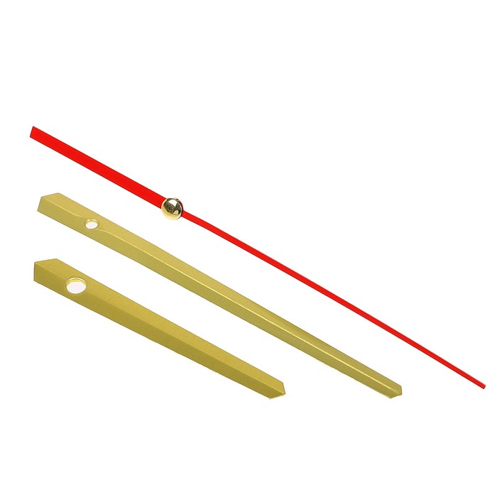 Комплект из 3-х стрелок для часов золотые 71/110 (1038) (фасовка 100 наборов)