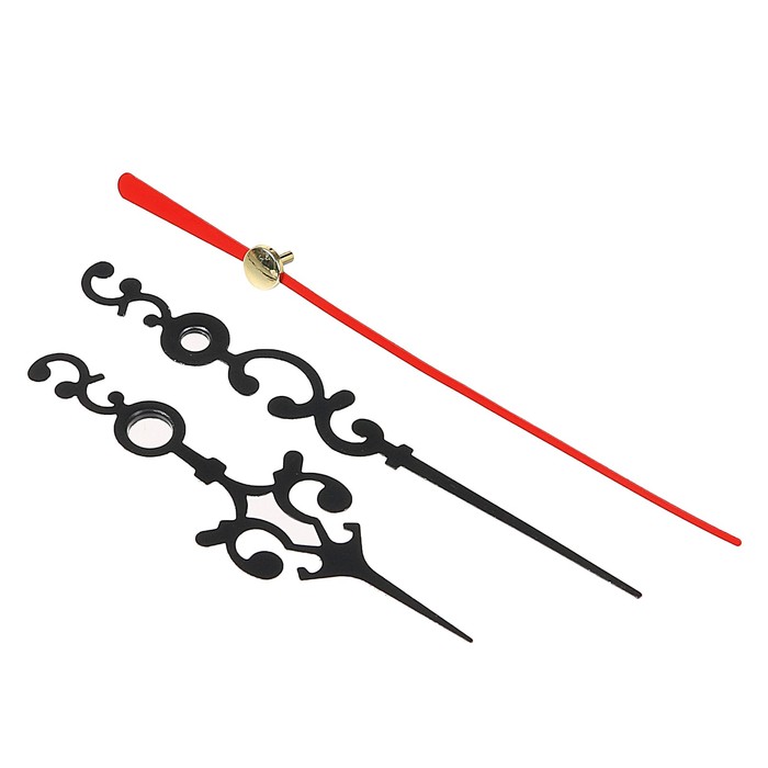 Комплект из 3-х стрелок для часов, 9.5/8.5/7 см, фасовка 100 наборов