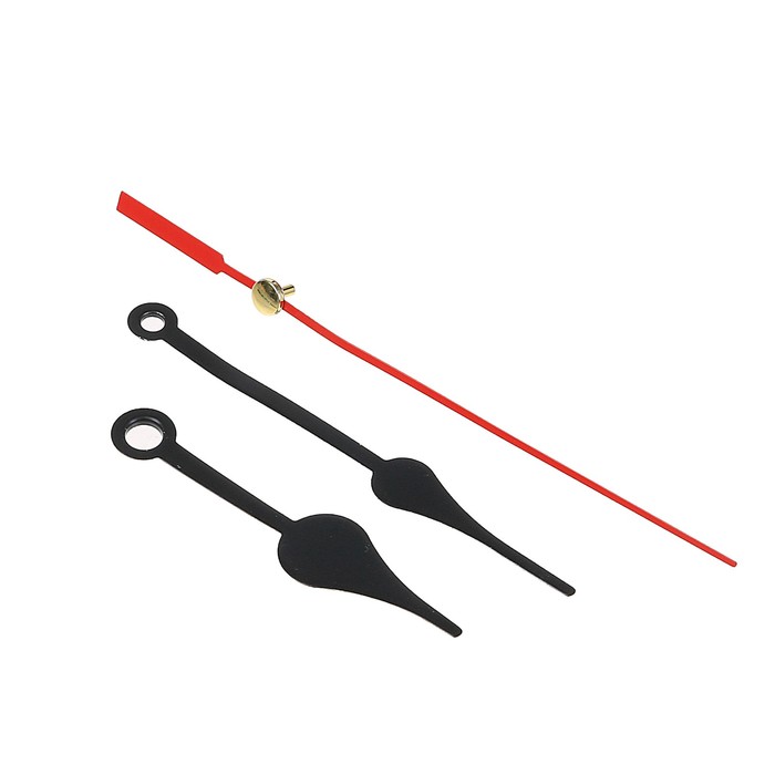 Комплект из 3-х стрелок для часов черные 60/83 (1090) (фасовка 100 наборов)