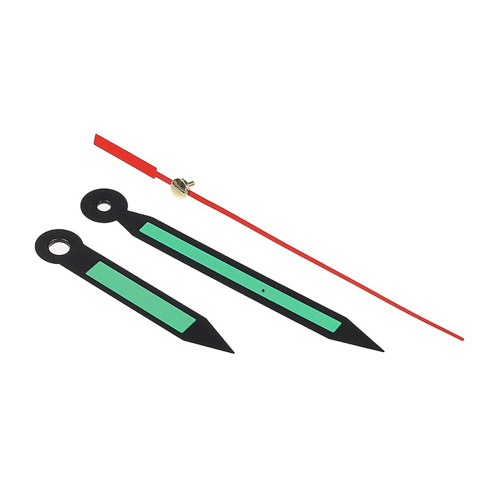 Комплект из 3-х стрелок,д/ часов Карандаш,светятся в темноте 59/90(2013Y) (фасовка 100 набор)