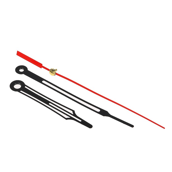 Комплект из 3-х стрелок для часов черные 70/104 (2045) (фасовка 100 наборов)