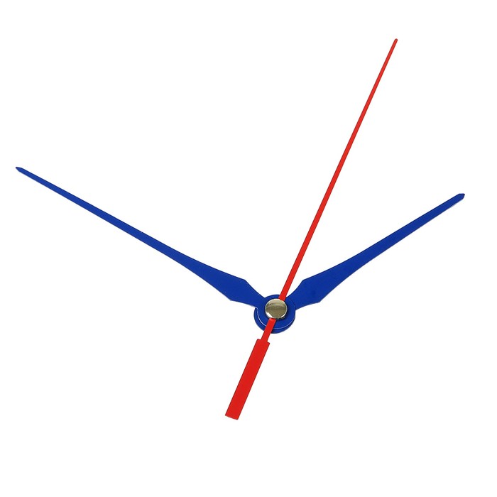 Комплект из 3-х стрелок для часов синие 62/85 (2050) (фасовка 100 наборов)