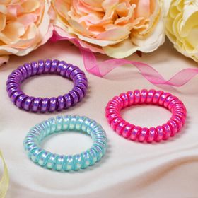 Резинка для волос "Пружинка", перелив, микс