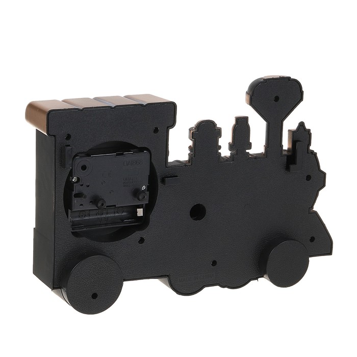 Будильник. Серия Транспорт. Паровоз. Модный матовый 22*5,5*16 см.