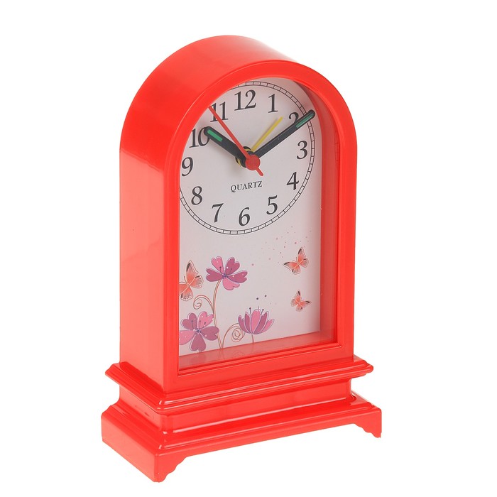Будильник детский «Ретро», красный, 15х9.5х4.5 см