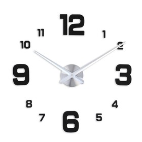 Часы-наклейка DIY 'Эндерлин', плавный ход, 120 х 120 см Ош
