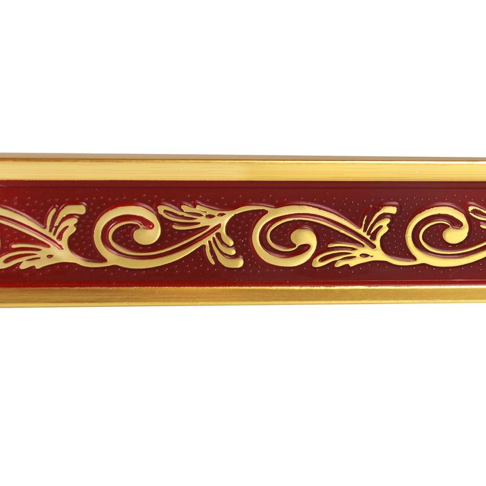 Молдинг красный лепесток 4,9х0,8х300