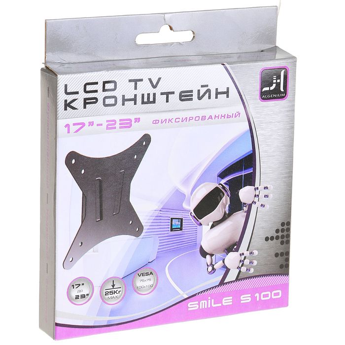 Кронштейн Trone Smile S100, фиксированный, 17-23"