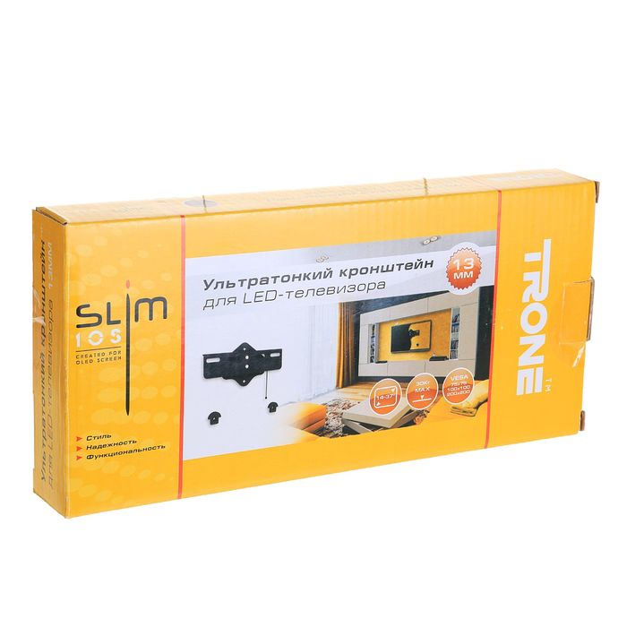 Кронштейн Trone Slim 10 S, фиксированный, 14-37"