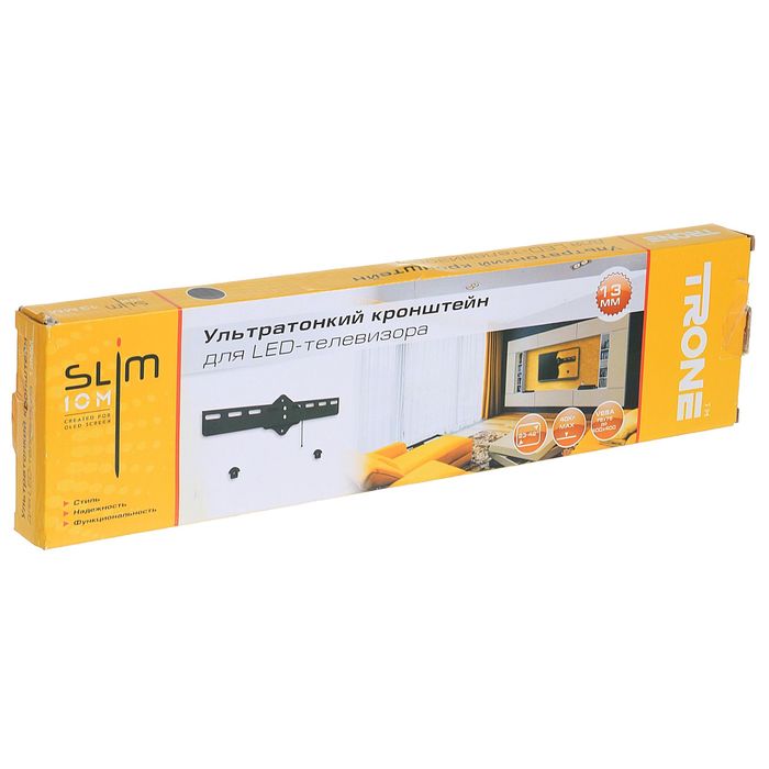 Кронштейн Trone Slim 10 M, фиксированный, 23-42"