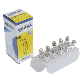 

Лампа автомобильная Narva Festoon lamps, Fest T10,5, 12 В, 10 Вт (SV8,5-35/11)