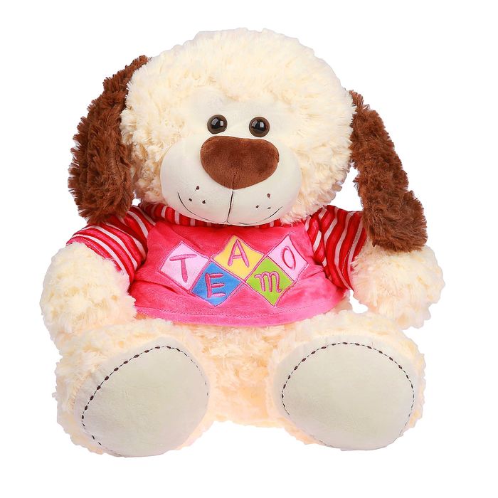 Мягкая игрушка "Собака в кофте" №1, 38 см, МИКС