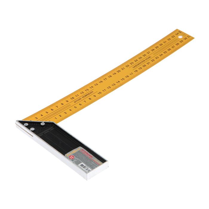 Угольник столярный Hobbi, металлический, 350 мм