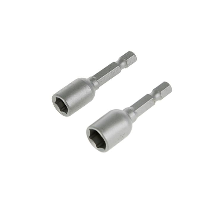 Набор насадок-бит Hobbi, торцевые шестигранные головки с магнитом, 8 мм; 10 мм, 2 шт.