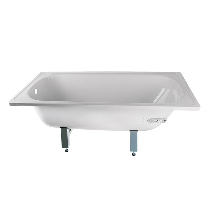 Ванна cтальная ANTIKA ЭКОНОМ 150х70, эмалированная, ножки в комплекте, цвет белый