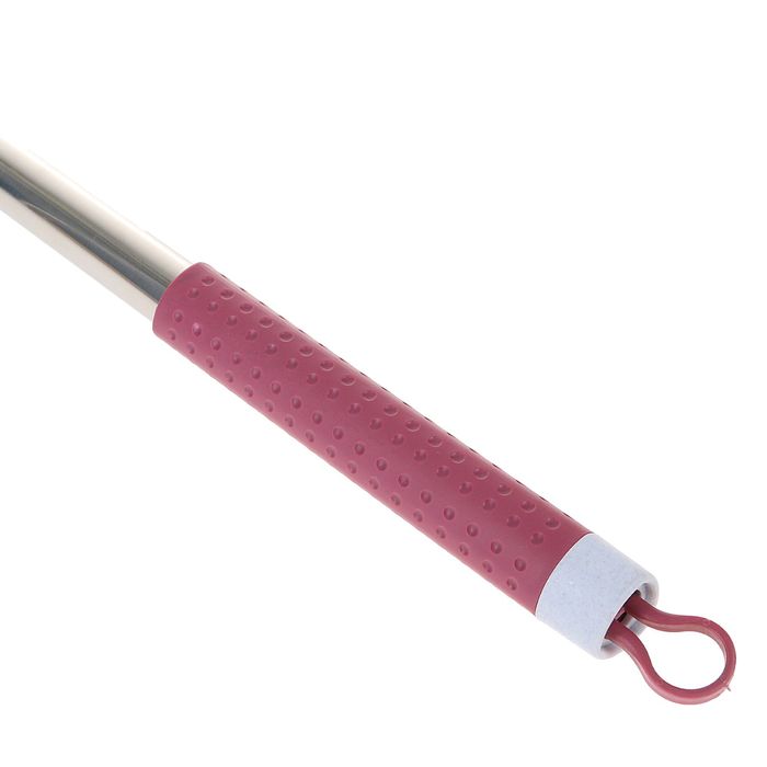 Швабра плоская, телескопическая ручка 88-132 см, насадка из микрофибры