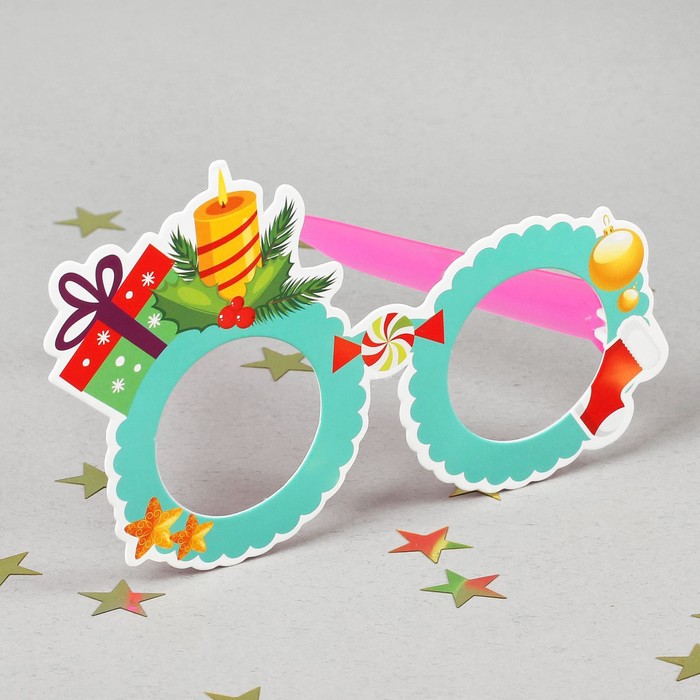 Карнавальные очки "Подарки"