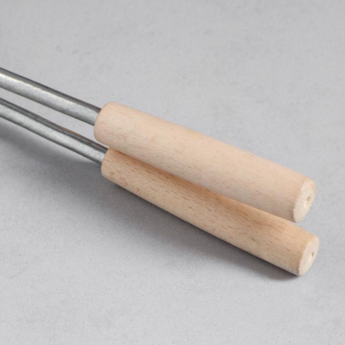 Форма для выпечки печенья "16 орешков", с деревянной ручкой