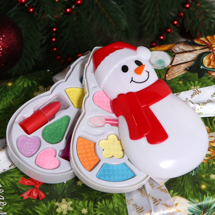 Набор косметики для девочки тени 14 гр, помада 1,6 гр, 2 аппликатора