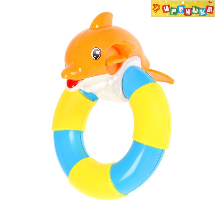 Игрушка заводная водоплавающая "Веселый дельфин", МИКС