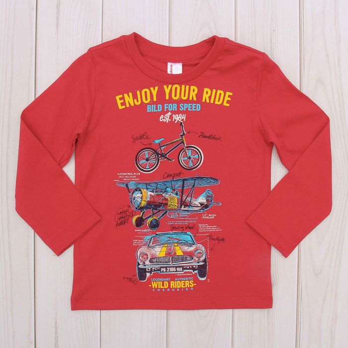 Джемпер для мальчика, рост 110 см, цвет красный