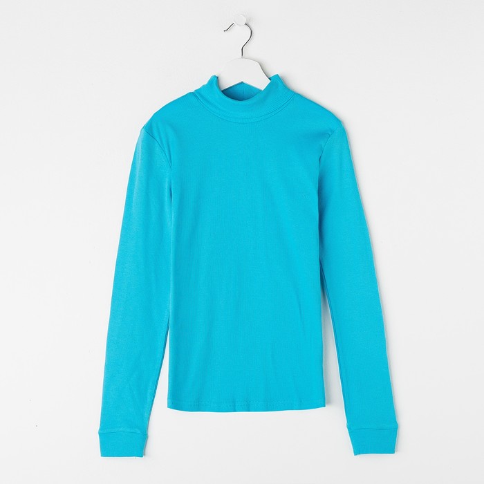 Водолазка для мальчика, рост 152 см, цвет бирюзовый