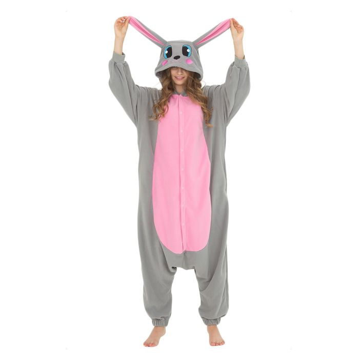 Комбинезон-кигуруми "Кролик", р-р 40-44 (XS), рост 158-166 см