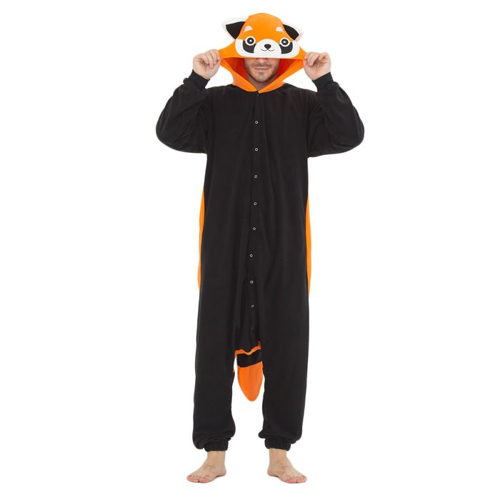 Комбинезон-кигуруми "Енот", р-р М, рост 168-176 см