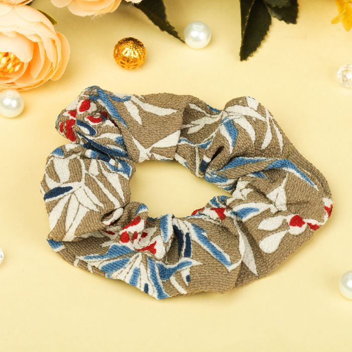 Резинка для волос "Орбита", репсовая, листочки