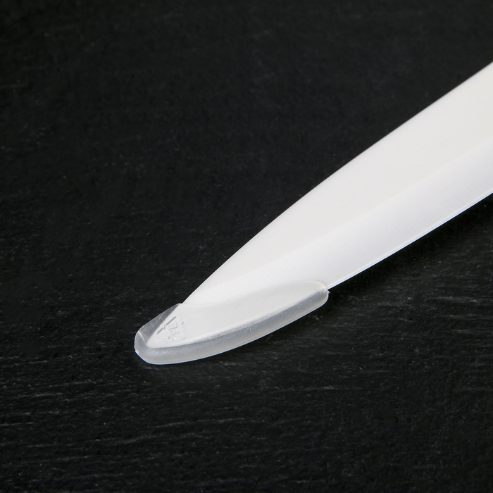 Набор 5 предметов: 4 ножа 8/10,5/13/15 см, овощечистка на подставке, цвет черный