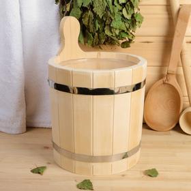 

Шайка из липы круглая, 5л, пластиковая вставка