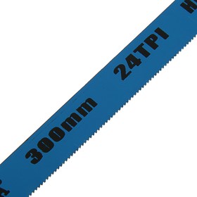 

Полотна для ножовки по металлу ТУНДРА, 24 TPI, высокоуглерод/сталь, зак/зуб, 300 мм, 2 шт