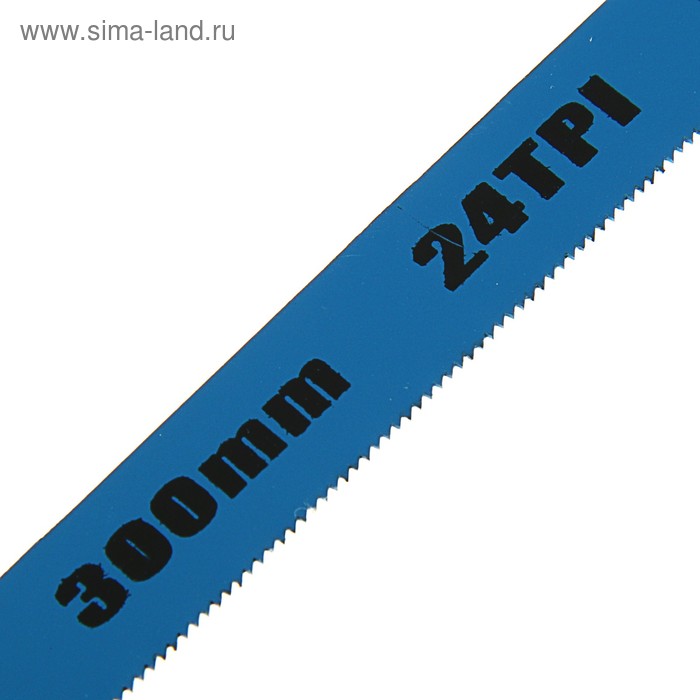 

Полотна для ножовки по металлу ТУНДРА, 24 TPI, биметалл, закалённый зуб, 300 мм, 2 шт