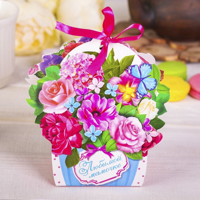 Домик для чайных пакетиков "Любимой мамочке"