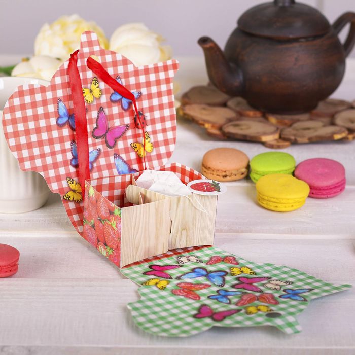 Домик для чайных пакетиков "Любимой бабушке"