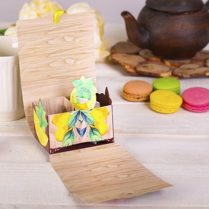 Домик для чайных пакетиков "Наполни жизнь вкусом"